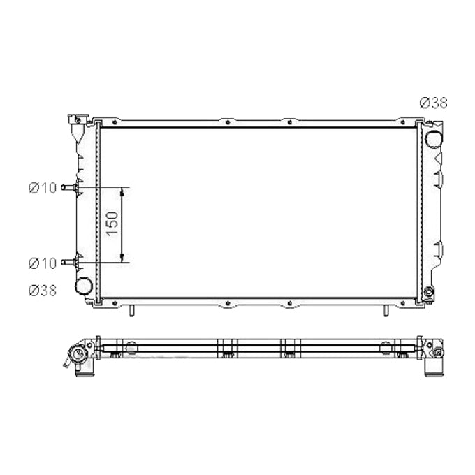 Protex Radiator RADSU057P