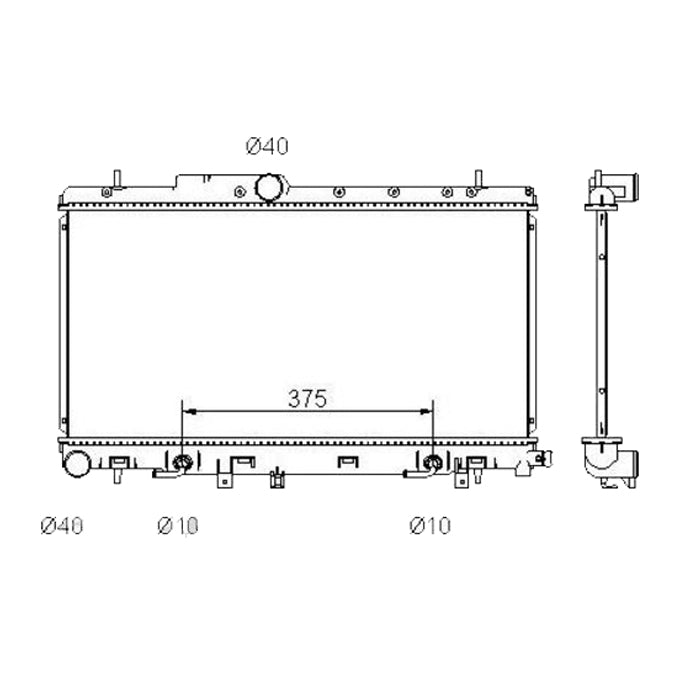 Protex Radiator RADSU060P