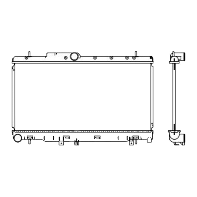 Protex Radiator RADSU511P