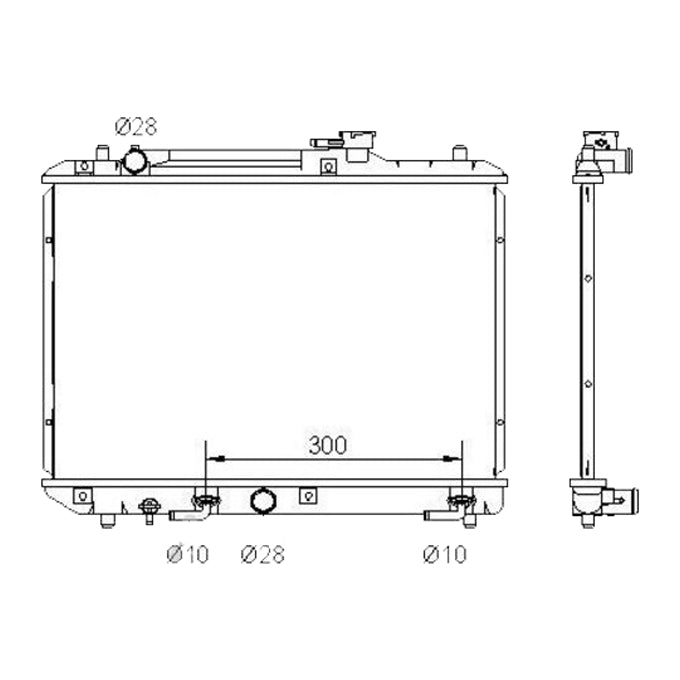 Protex Radiator RADSZ193P