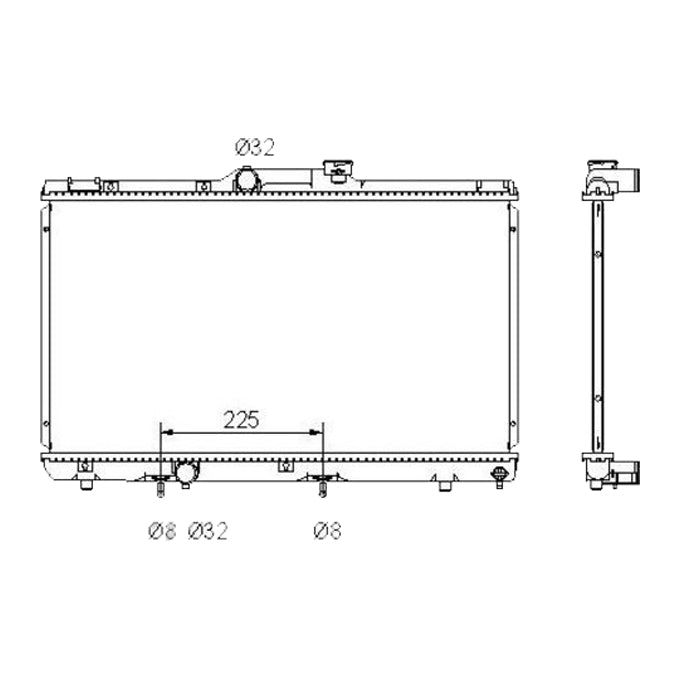Protex Radiator RADT031P