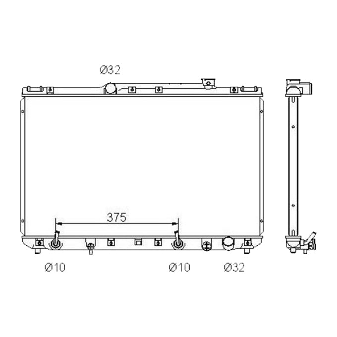 Protex Radiator RADT032P