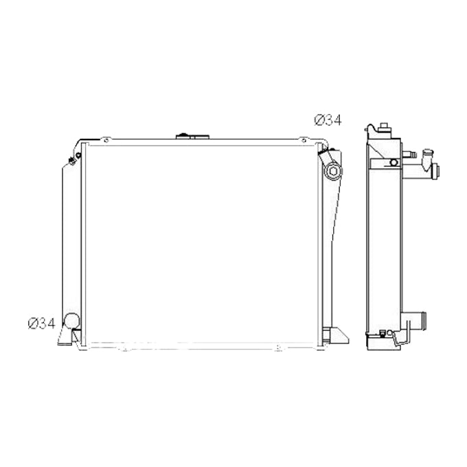 Protex Radiator RADT055P