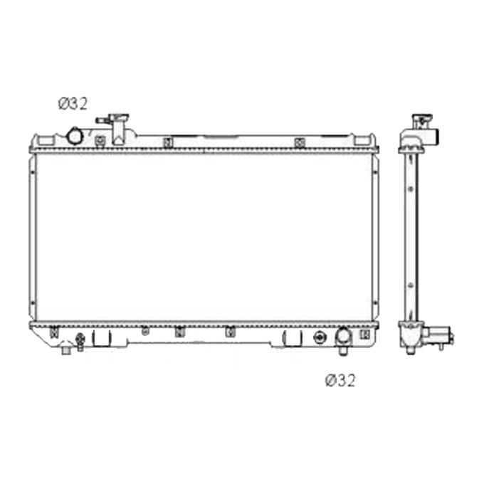 Protex Radiator RADT056P