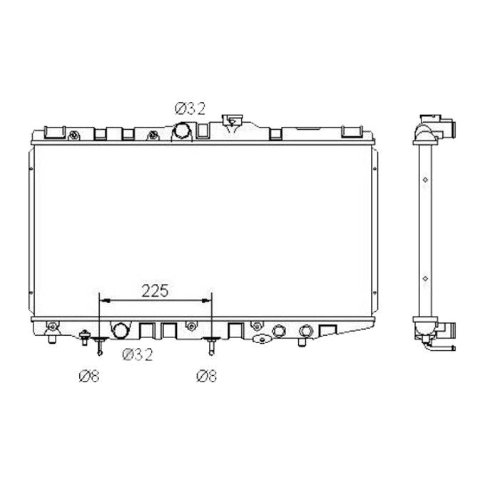 Protex Radiator RADT083P