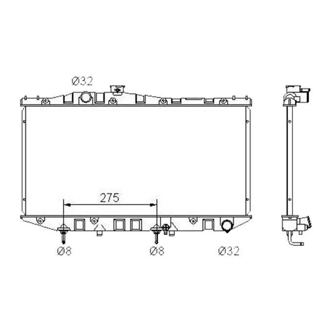 Protex Radiator RADT085P