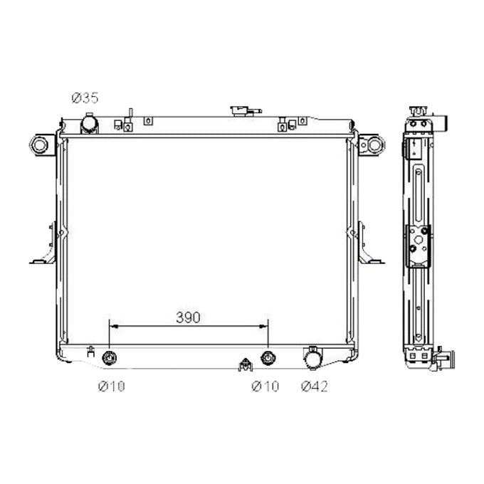 Protex Radiator RADT091P