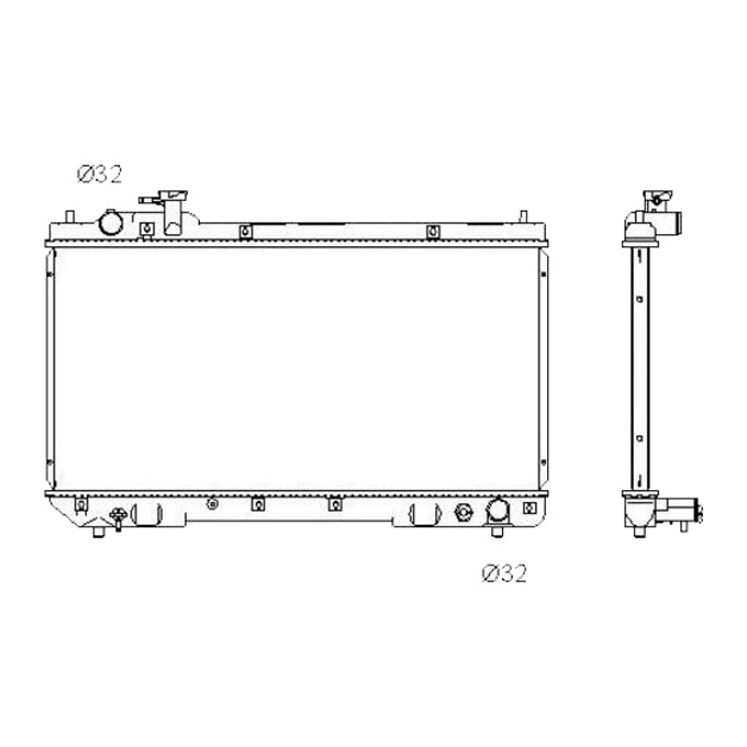 Protex Radiator RADT125P