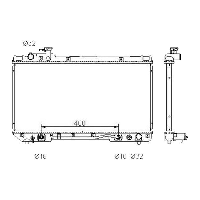 Protex Radiator RADT126P