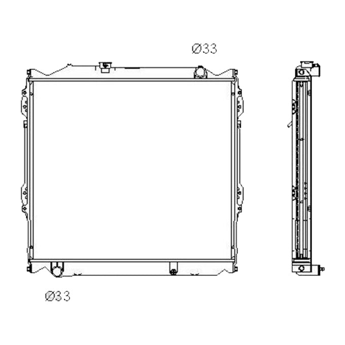 Protex Radiator RADT127P