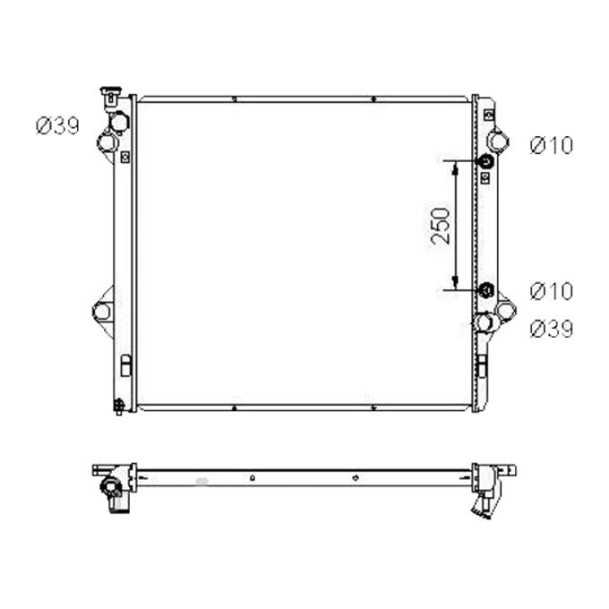 Protex Radiator RADT165P