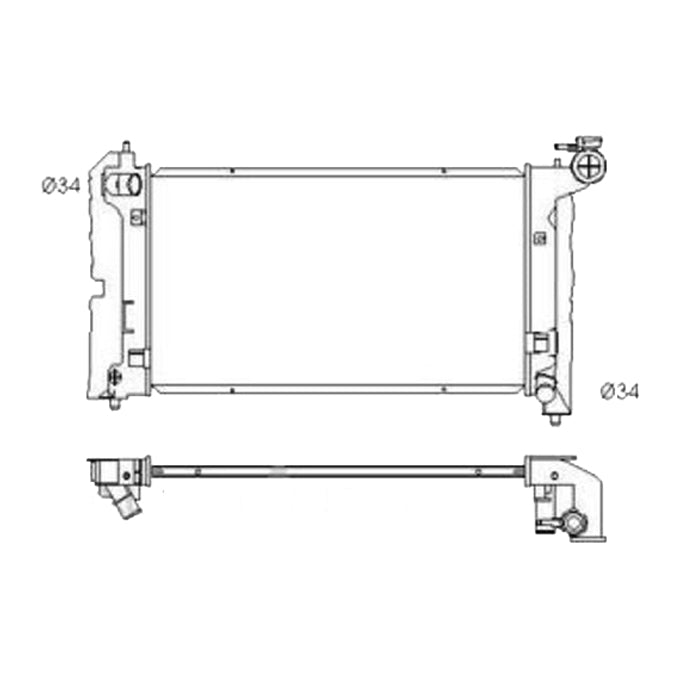 Protex Radiator RADT171P