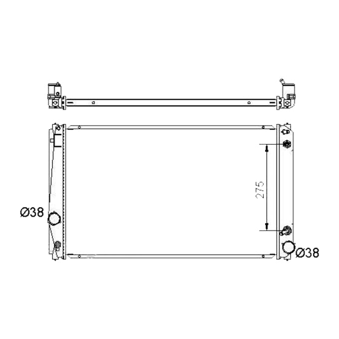 Protex Radiator RADT228P