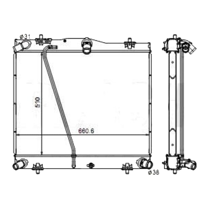 Protex Radiator RADT301P