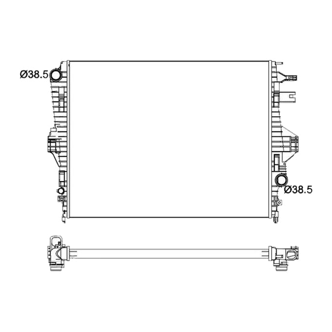 Protex Radiator RADVW345P