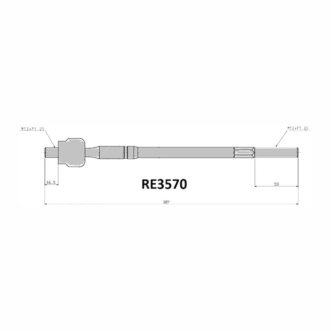 Protex Rack End RE3570