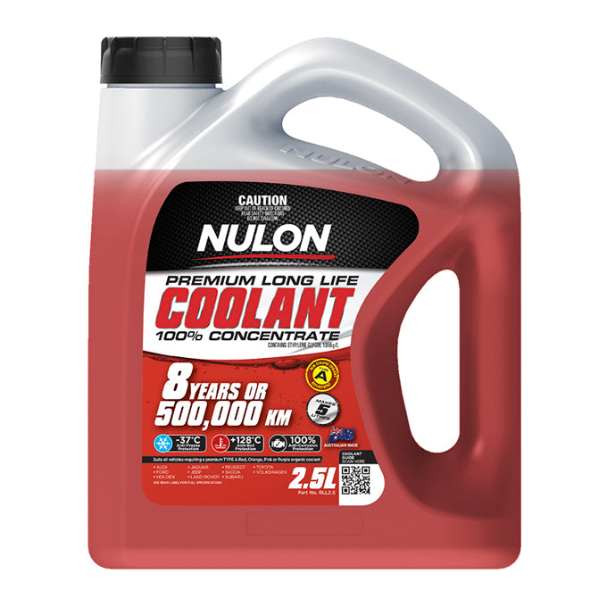 Nulon Red Premium Long Life Coolant Concentrate 2.5L - RLL2.5