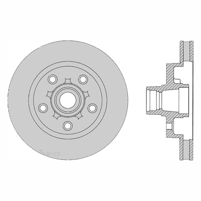 Protex  Ultra Select Disc Rotor SDR12248