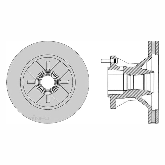 Protex  Ultra Select Disc Rotor SDR12252