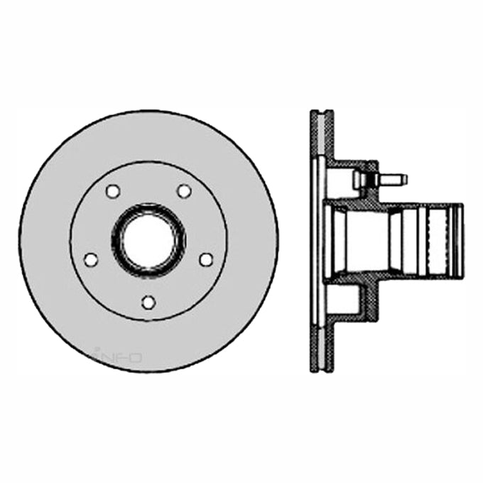 Protex  Ultra Select Disc Rotor SDR12715