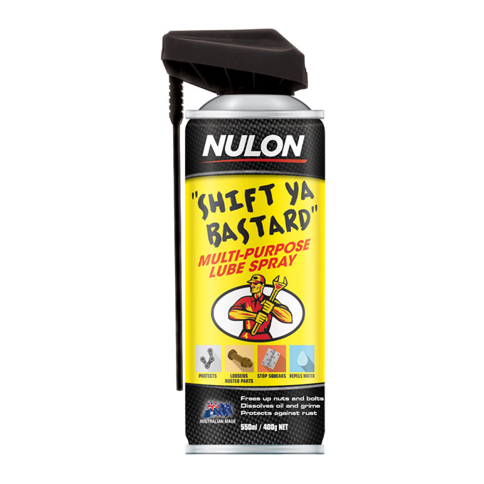 Nulon Shift Ya Bastard Multi-Purpose Lube Spray 400g - SHIFT550