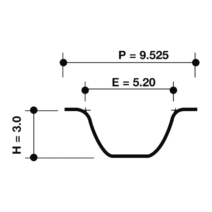 Dayco timing belt SHPR profile