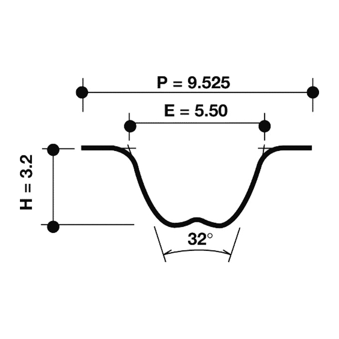 Dayco timing belt SP profile