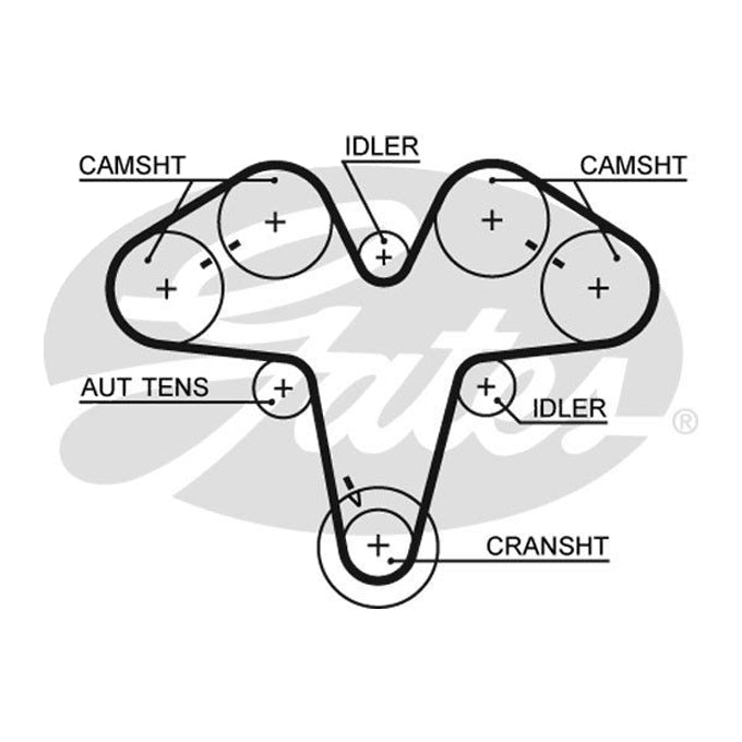 Gates Timing Belt T1044
