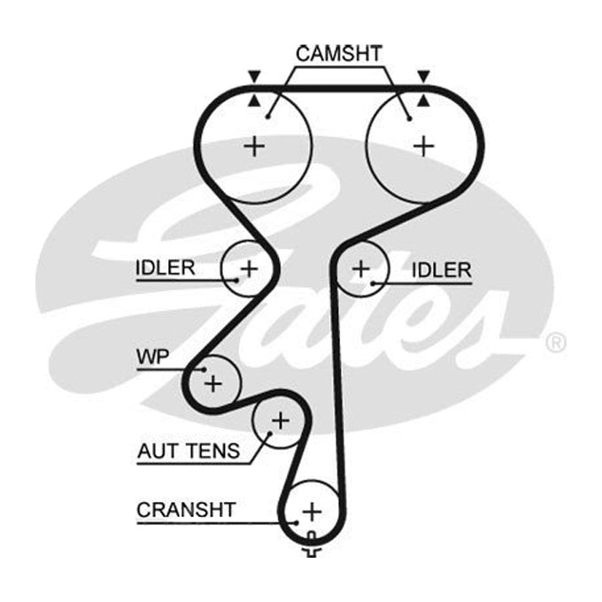 Gates Timing Belt T1566
