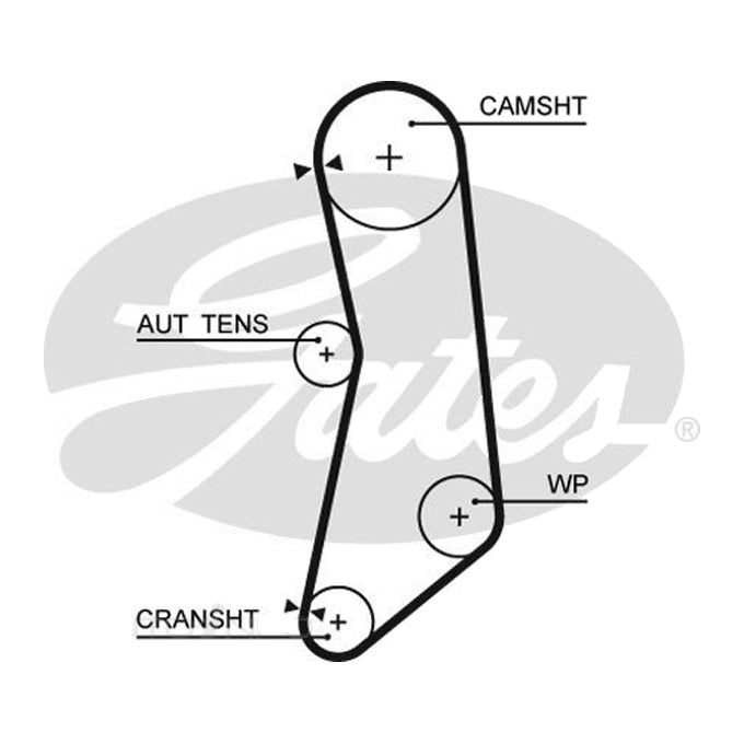 Gates Timing Belt T1637