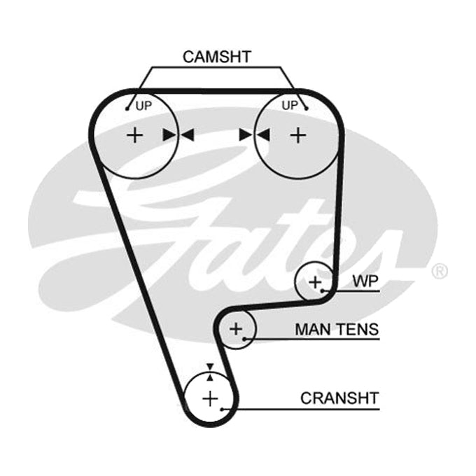 Gates Timing Belt T227