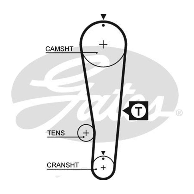 Gates Timing Belt T272