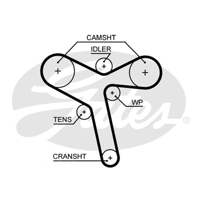 Gates Timing Belt T339