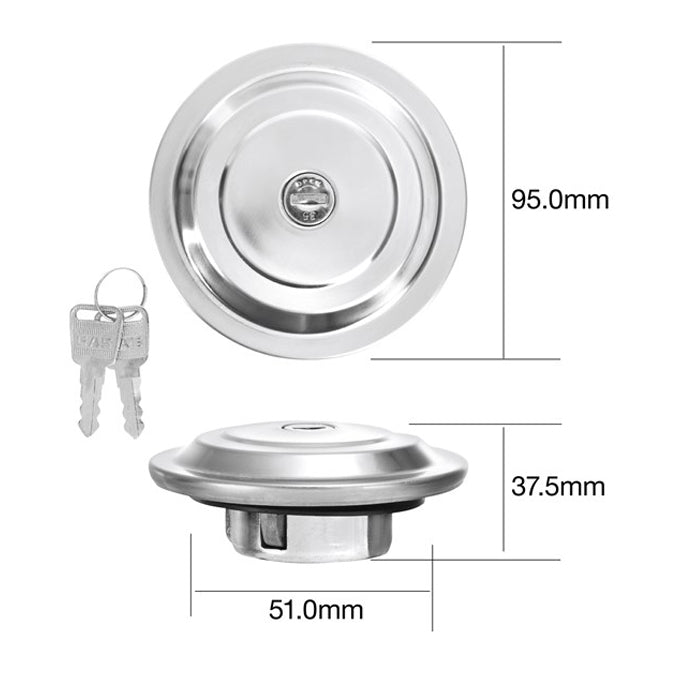 Tridon Locking Fuel Cap TFL200V