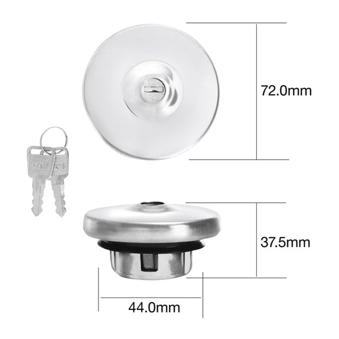 Tridon Locking Fuel Cap TFL202V