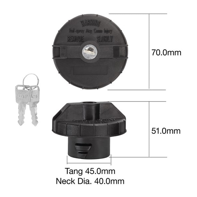 Tridon Locking Fuel Cap TFL232