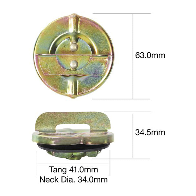 Tridon Non-Locking Fuel Cap TFNL207