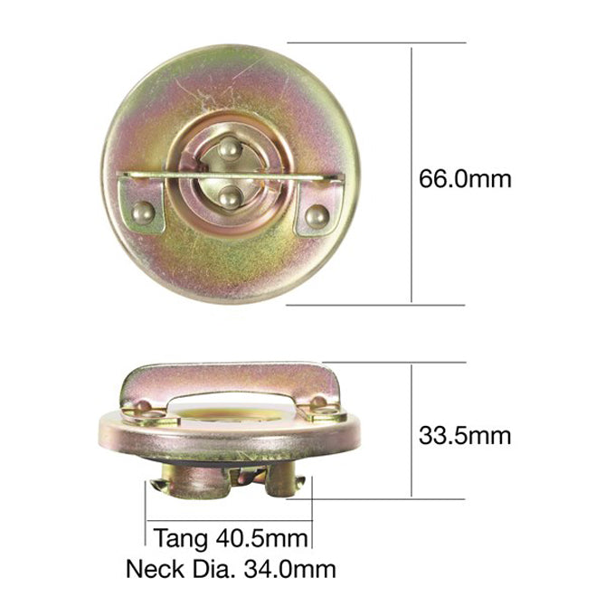 Tridon Non-Locking Fuel Cap TFNL209V