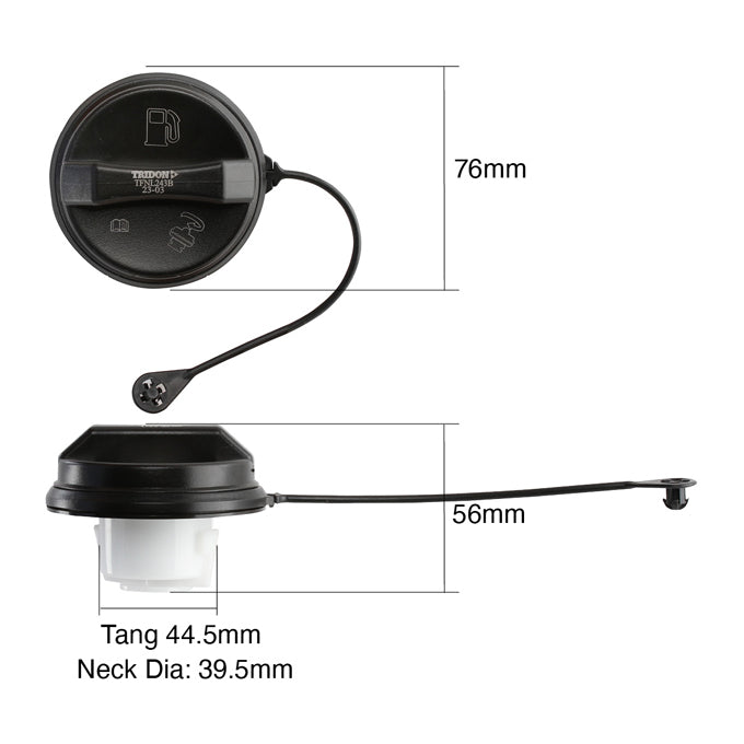 Tridon Non-Locking Fuel Cap TFNL243