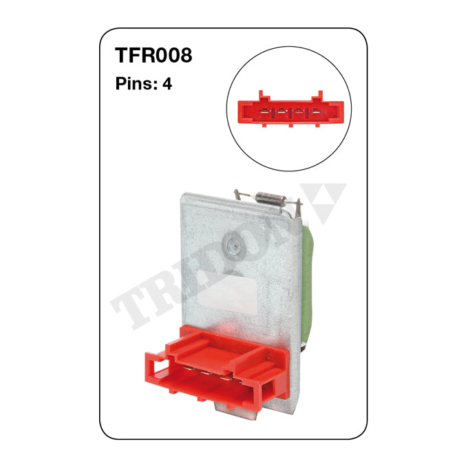 Tridon Heater Fan Resistor TFR008