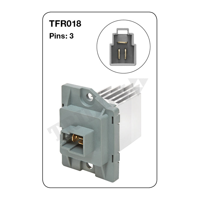 Tridon Heater Fan Resistor TFR018