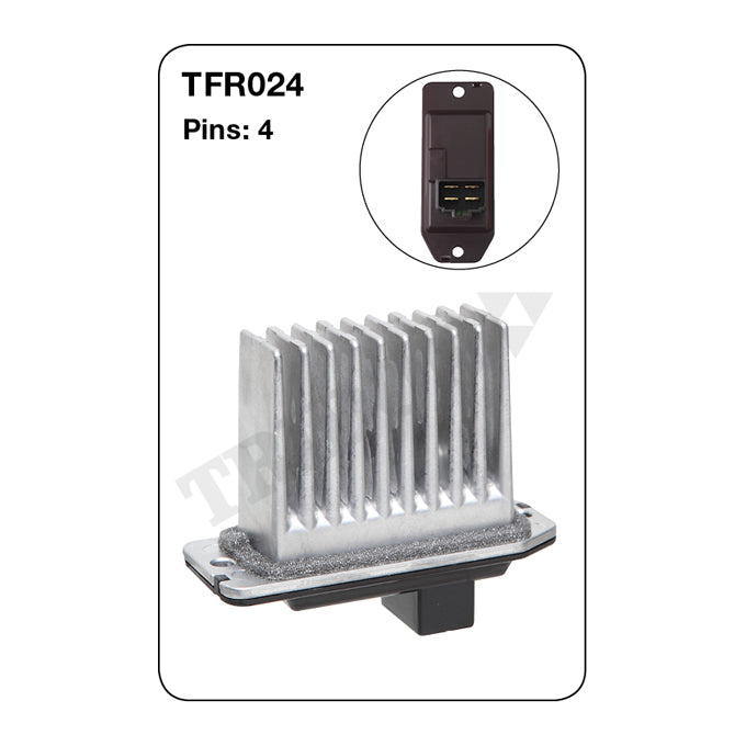 Tridon Heater Fan Resistor TFR024