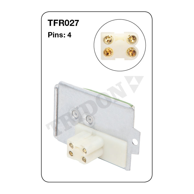 Tridon Heater Fan Resistor TFR027