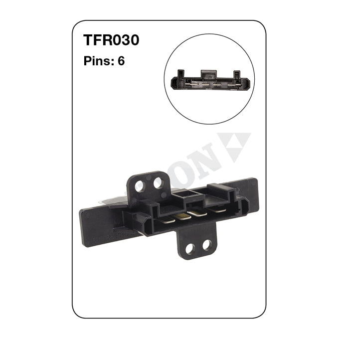 Tridon Heater Fan Resistor TFR030