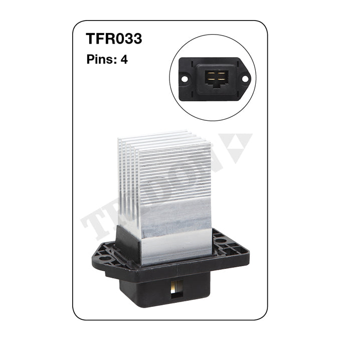 Tridon Heater Fan Resistor TFR033