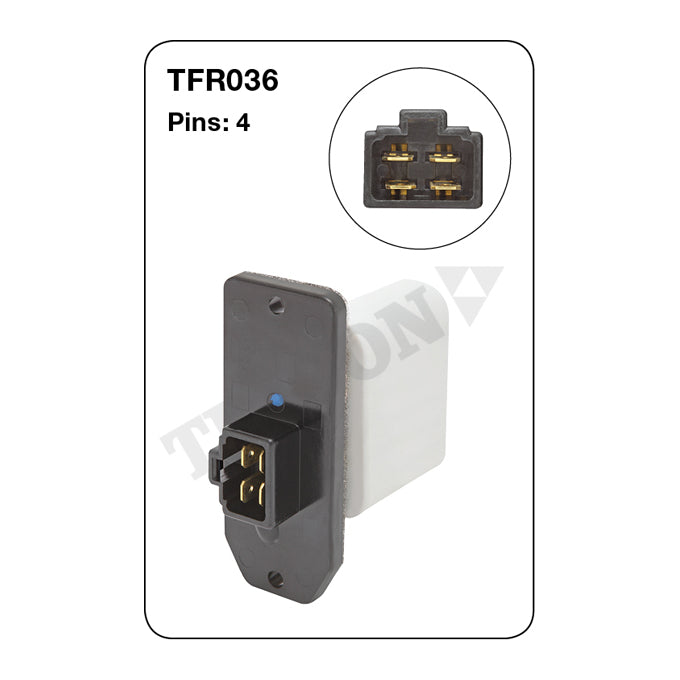 Tridon Heater Fan Resistor TFR036