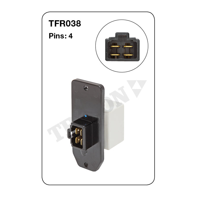 Tridon Heater Fan Resistor TFR038