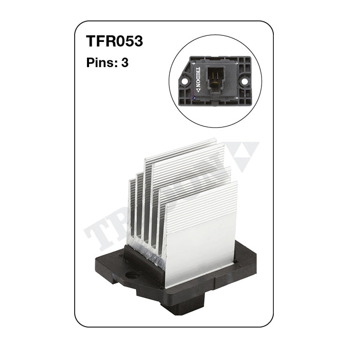 Tridon Heater Fan Resistor TFR053