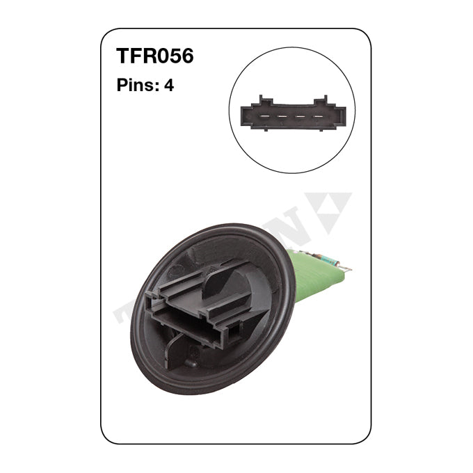 Tridon Heater Fan Resistor TFR056