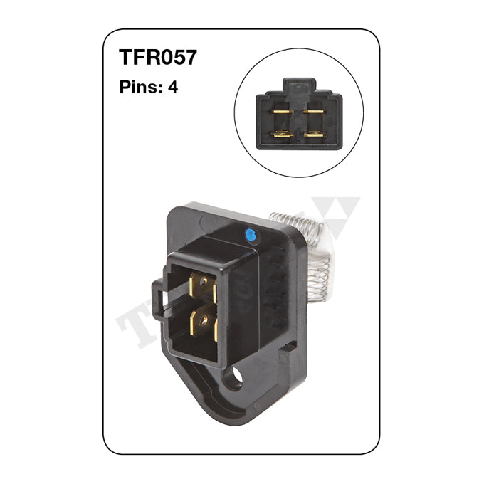 Tridon Heater Fan Resistor TFR057